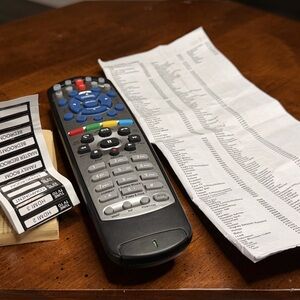 DISH Network 20.1 IR Wireless Remote Control Black For Dish Network Universal